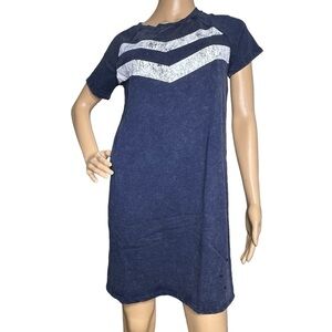 True Craft distressed t-shirt dress, XS